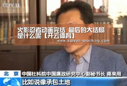 火影忍者动画完结 最后的大结局是什么呢【开云体育】(图2) 开云篮球